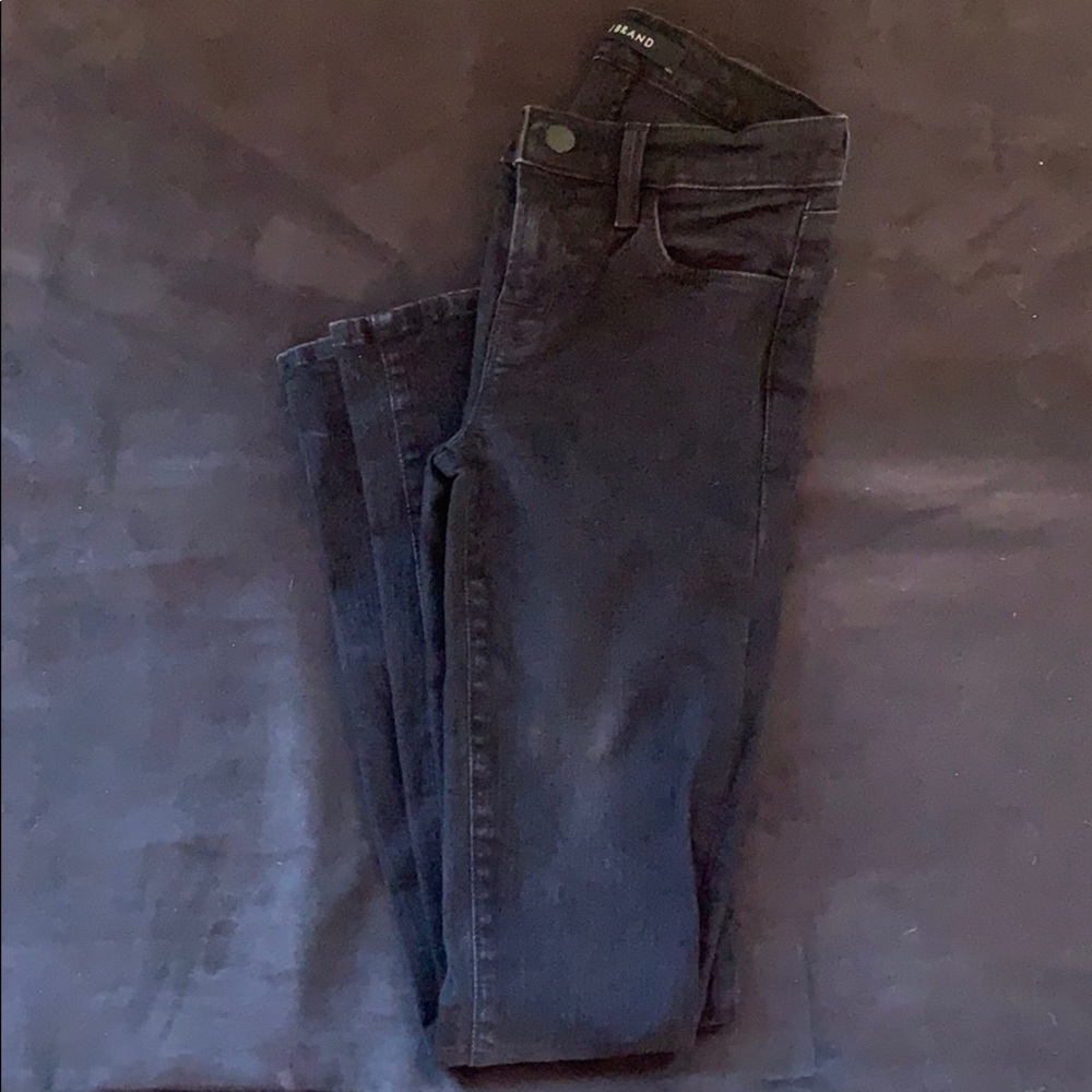 J Brand black sz24 skinny jeans